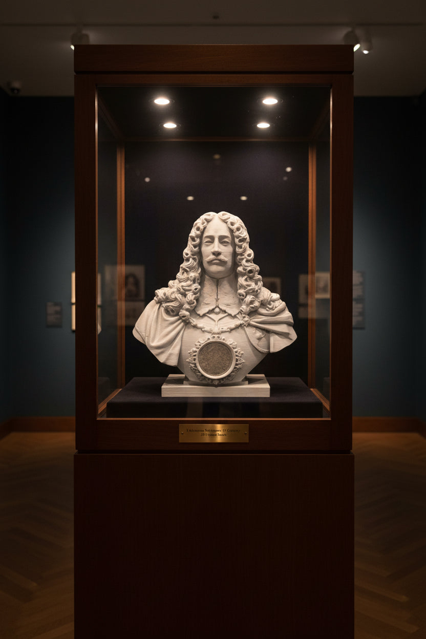 CHARLES 11. Bust Coin Holder