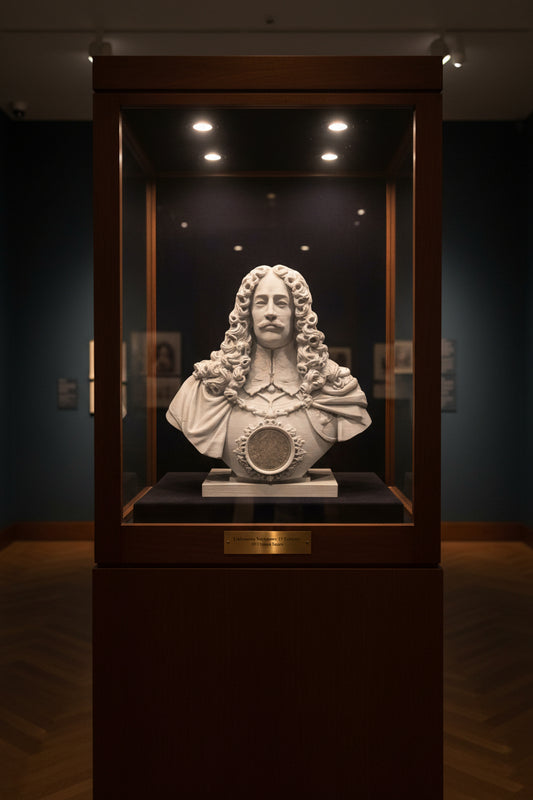 CHARLES 11. Bust Coin Holder