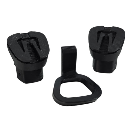Two replacement recount mounts and retainer