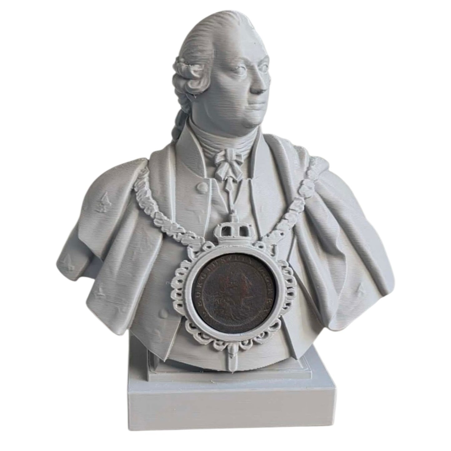 George 3d Cartwheel Display Bust