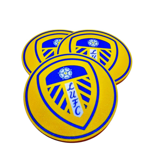 Leeds United Coaster set x4